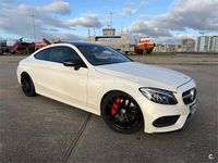 Usado Mercedes C250 AMG line 204 CV (150 kW) 2016 Blanco Coupe