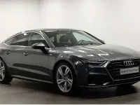 Usado Audi A7 S-Line 286 CV (210 kW) 2018 Gris Utilitario