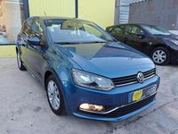 Begagnad VW Polo Advance 90 HK (66 kW) 2017 Blå Sedan