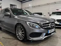 Usado Mercedes C220 170 CV (125 kW) 2017 Gris / plata Familiar