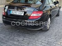Usado Mercedes C200 Avantgarde 163 CV (119 kW) 2008 Negro Berlina
