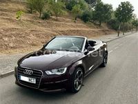 Usado Audi A3 Cabriolet Ambition 150 CV (110 kW) 2014 Granate Descapotable