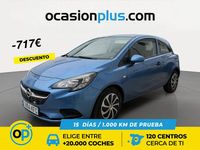 Usado Opel Corsa Expression 75 CV (55 kW) 2017 Azul Utilitario