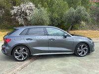 Usado Audi A3 S-Line 150 CV (110 kW) 2021 Gris / plata Berlina