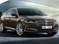 Usado Skoda Superb Ambition 150 CV (110 kW) 2016 Marrón Familiar