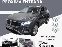 Usado VW T-Roc Life 110 CV (80 kW) 2023 Gris SUV