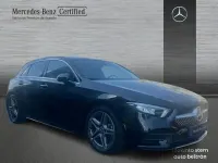Usado Mercedes A180 AMG line 136 CV (100 kW) 2022 Negro Utilitario