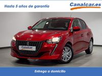 Usado Peugeot 208 Active 70 CV (51 kW) 2021 Rojo Utilitario