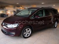 Usado VW Sharan Sportline 184 CV (135 kW) 2017 Granate Monovolumen