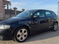 Usado Audi A3 Sportback 140 CV (102 kW) 2008 Negro Utilitario