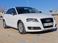Usado Audi A3 Ambiente 105 CV (77 kW) 2010 Blanco Berlina