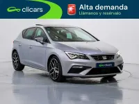 Usado Seat Leon FR 150 CV (110 kW) 2018 Plateado Utilitario