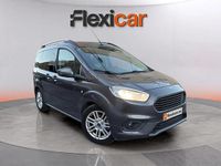 Usado Ford Tourneo Courier Ambiente 100 CV (73 kW) 2018 Gris Monovolumen