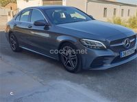 Usado Mercedes C200 136 CV (100 kW) 2019 Gris / plata Berlina