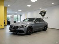 Usado Mercedes C63S AMG 510 CV (375 kW) 2017 Gris / plata Berlina