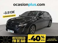 Usado Peugeot 308 Active 131 CV (96 kW) 2024 Negro Utilitario