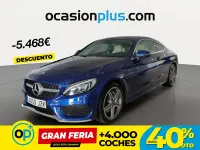 Usado Mercedes C250 204 CV (150 kW) 2017 Azul Coupe