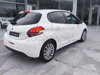 Usado Peugeot 208 Style 82 CV (60 kW) 2018 Blanco Utilitario