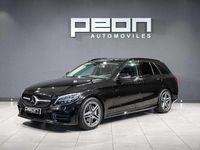 Usado Mercedes C220 194 CV (142 kW) 2018 Negro Familiar