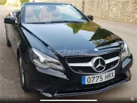 Usado Mercedes E250 204 CV (150 kW) 2013 Negro Descapotable