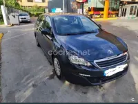 Usado Peugeot 308 Access 100 CV (73 kW) 2015 Negro Berlina