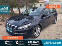 Usado Peugeot 308 SW Style 110 CV (80 kW) 2015 Azul Familiar