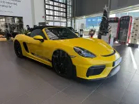 Usado Porsche 718 Spyder 420 CV (308 kW) 2022 Amarillo Descapotable