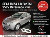 Usado Seat Ibiza Reference 95 CV (69 kW) 2015 Gris / plata Berlina