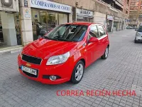 Usado Chevrolet Aveo LT 94 CV (69 kW) 2009 Rojo Berlina