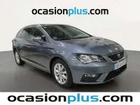 Usado Seat Leon Style Plus 115 CV (84 kW) 2017 Gris Familiar