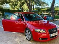 Usado Audi A3 Attraction 105 CV (77 kW) 2007 Rojo Utilitario