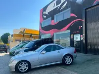 Usado Mercedes SLK200 163 CV (119 kW) 2002 Gris / plata Descapotable