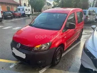 Usado VW Caddy Pro 75 CV (55 kW) 2013 Rojo Monovolumen