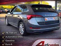 Usado Skoda Scala Ambition 110 CV (80 kW) 2022 Gris Utilitario