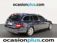 Usado Mercedes C200 136 CV (100 kW) 2012 Azul Familiar