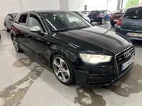 Usado Audi A3 S-Line 184 CV (135 kW) 2015 Negro Berlina