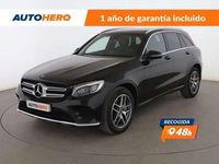 Usado Mercedes GLC250 AMG line 207 CV (152 kW) 2018 Negro SUV