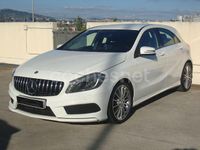 Usado Mercedes A200 AMG line 137 CV (100 kW) 2014 Blanco Berlina