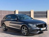 Usado Mercedes C220 AMG line 170 CV (125 kW) 2015 Gris Familiar