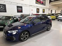 Usado Audi A3 S-Line 150 CV (110 kW) 2023 Azul Berlina