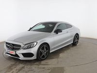 Usado Mercedes C250 AMG line 205 CV (150 kW) 2017 Plata Coupe
