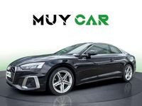 Usado Audi A5 S-Line 163 CV (119 kW) 2021 Negro Coupe
