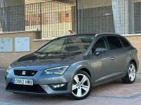 Usado Seat Leon FR 150 CV (110 kW) 2015 Gris / plata Familiar