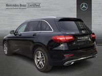 Usado Mercedes GLC220 AMG line 170 CV (125 kW) 2019 Negro SUV