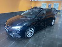 Usado Seat Leon FR 130 CV (95 kW) 2019 Negro Familiar