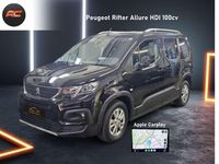 Usado Peugeot Rifter Allure 102 CV (75 kW) 2020 Negro Monovolumen