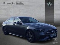 Usado Mercedes C300e AMG line 313 CV (230 kW) 2024 Gris selenita