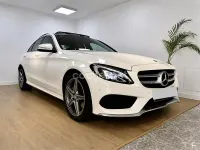 Usado Mercedes C220 Avantgarde 170 CV (125 kW) 2016 Blanco Berlina