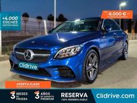 Usado Mercedes C200 150 CV (110 kW) 2018 Azul Berlina