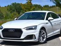 Usado Audi A5 Sportback Advanced 163 CV (119 kW) 2020 Blanco (glacier) Utilitario